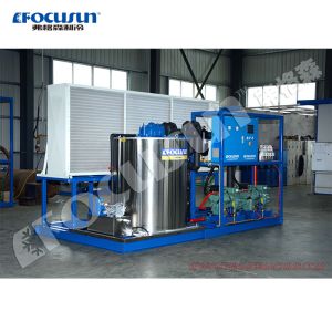 8000 KG Flake Ice Machine with Other Ice Storage Capacity and Customizable