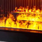 Water Vapor Fireplace Steel Material Led Electric Fireplace Freestanding