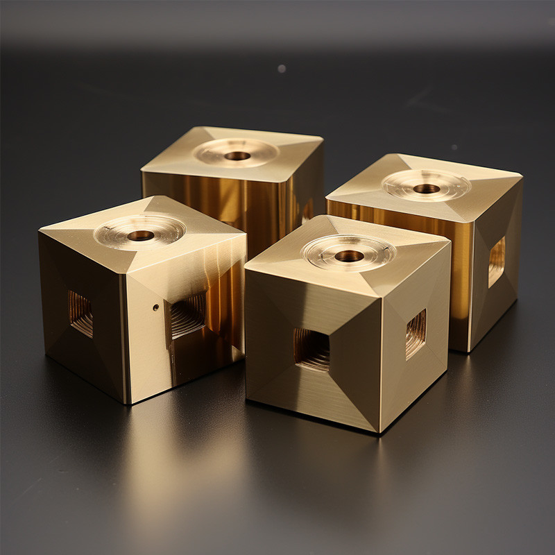 High Precision Brass Parts CNC Fabrication Milling Part CNC Machining Service