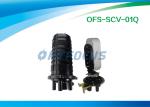 Fiber Optic Splice Closure Mechanical Seal Parts 1 Oval port + 3 small port 12