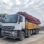 2018 Remote Controlled Diesel Concrete Pump Truck Parts In White Yellow And Red