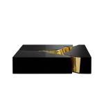 Modern White Black Stainless Steel Coffee Table Designs Metal Short 1100x700x340