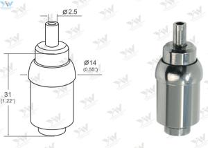 China Nickel Finishing Lock Cable Grippers , Brass Material Cable Lock factory