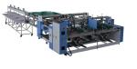 QHFG-D Double Pieces Twin Box Folder Gluer Machine / Color Carton Box Making