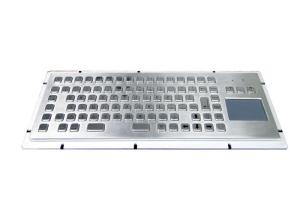 Function Keys SS Industrial Keyboard With Trackball Rear Mounting 20mA