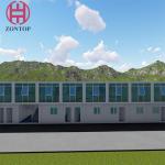 Zontop Luxury 40 Feet Stackable Flat Pack Fully Furnished Prefabricated Storage