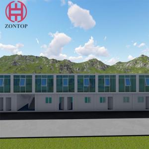 China Zontop Luxury 40 Feet Stackable Flat Pack Fully Furnished Prefabricated Storage Prefab Container Home House factory