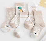 Cotton Newborn Crew Socks