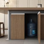 Support customization Solid Wood Tea Stand For Large Mineral Water Bottles