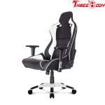 Comfortable High Back Office Chair , Black Pu Leather Race Car Style Office
