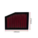 Porsche Highflow Air Filter Customizable for Improved Engine Efficiency