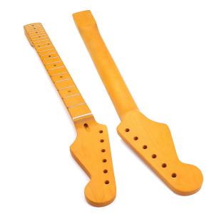 China Matte finish Electric Guitar Neck 21 Fret Fender Stratocaster Maple Neck abalone shell factory