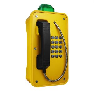 Tunnel Emergency SIP Telephone PoE Powered with Flashing warning light
