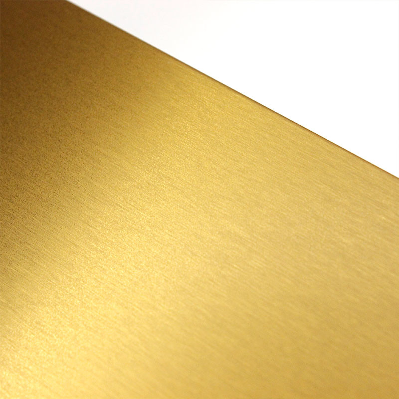 304 Gold Brushed Stainless Steel Sheet Cold Rolled Stainless Steel Plate