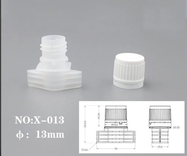 PE Material Plastic Spout Caps With An Inner Diameter Of 13mm For Seasoning ,