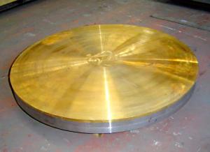 China Gr70 Copper Clad Plate ASTM B432 Tube Sheet For Heat Exchanger factory