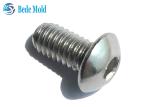 Length 12~65mm M8 Stainless Steel Button Head Screws SUS 304 Materials ISO7380