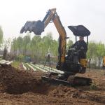 Changchai 390 Tailless Mini Excavator Machine 2 Ton 20KW With Boom Swing