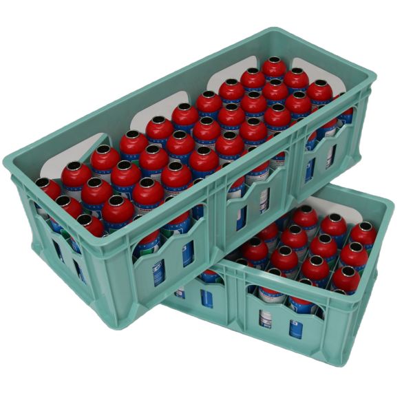 China 40 Bottle Extra Large Milk Crate Heavy Duty Dairy Crate Milk Bottles Crates Wine Bottles Crates Plastic Beer Carrier/Holder and Stackable Container factory