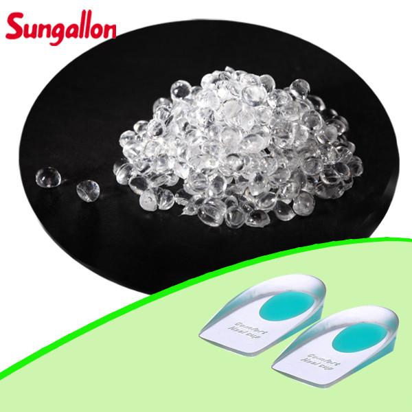 OEM Clear TPR Material TPE Elastomer Material Waterproof Used for Soft Insoles