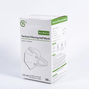 China Disposable face mask 5-ply KN95 face mask factory