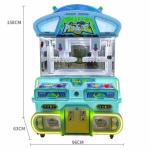 Operated system Coin Uoperated Claw Machine Arcade Double People Clip Prize