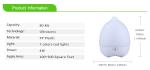 Bedroom Personal 80ml USB Aroma Essential Oil Diffuser Fragrance Diffuser