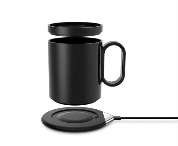 Kingda Waterproof Portable Wireless Mobile Charger , 350ml Wireless Charger Mug
