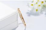 Senior Presence 18K Gold Diamond Bowknot Bangle 0.96ct Customized Design