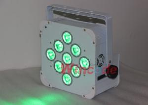 China Portable Spotlight For Stage 9×15W 5 / 9 Channels , Battery Powered Led Par Cans RGBWA factory