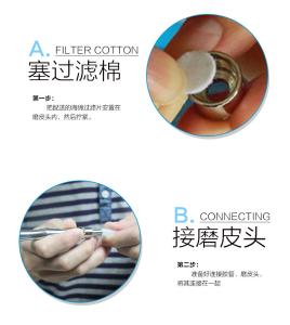 China Stainless Steel Diamond Miniature Massage Small Diamond File For Skin Beauty factory
