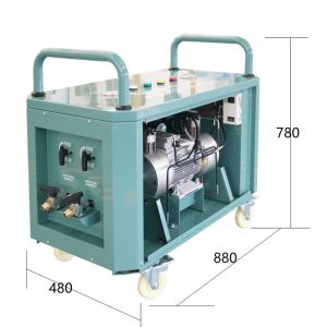 Oil Less Compressor Four-Cylinder Ac Recovery Machine