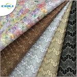Seamlessly Printed Faux Leather Fabric , Stretch Faux Leather Fabric Composite