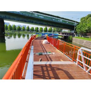 Stable Marine Aluminum Floating Docks Movable Boating Pontoon Jetty