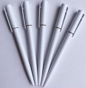 China Plastic pen with customized logo ballpoint pens for hotel customized rotating advertising pens gift pens factory