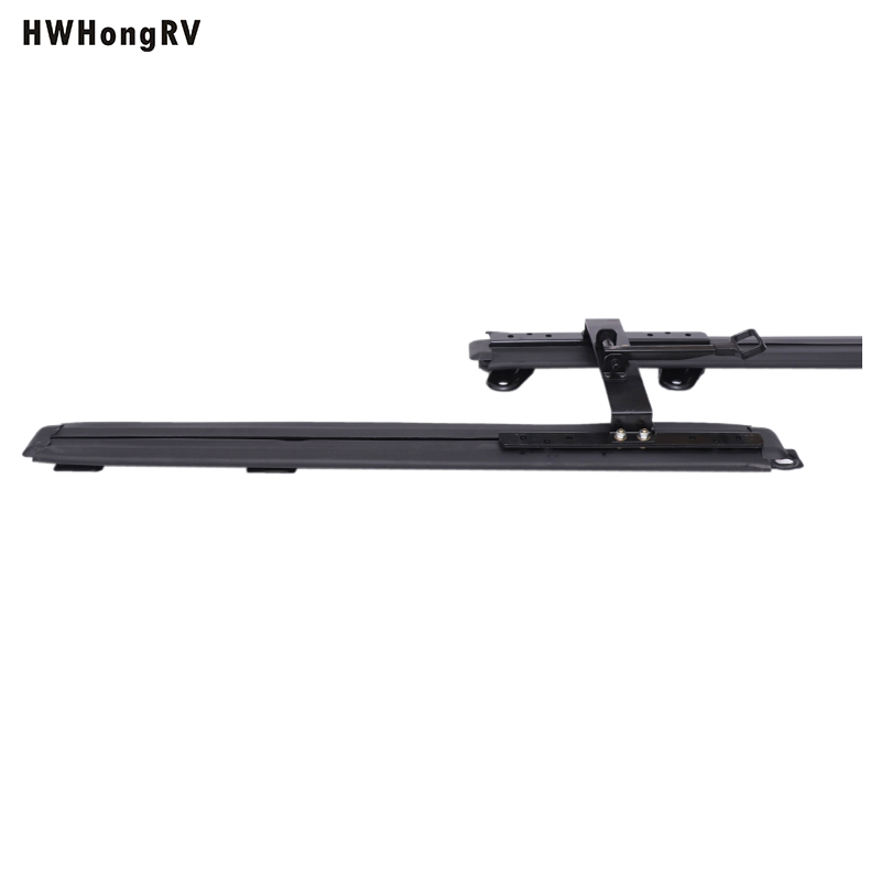 Motorhome rear seat inlaid floor slider track runner van recessed seat floor rail double lock car seat sliding with 100cm
