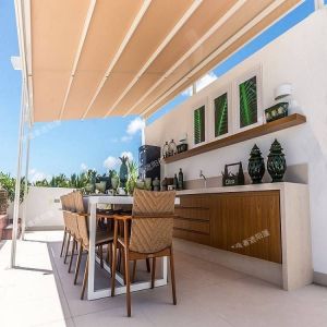 High-End Lightweight Aluminum Frame Awning Quick-Setup Adjustable Sunshade for