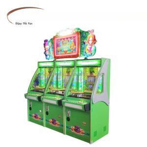 Metal Joker Magician Ticket Arcade Games Coin Pusher Game Machine
