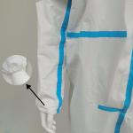 Comfortable Disposable Suit Type4/5/6 Cat3 Waterproof Coveralls Samples US 0