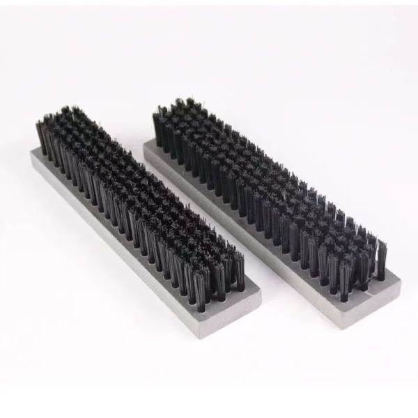 China PVC Board Lath Strip Brushes Flat Nylon Plate Brush For CNC Machine factory
