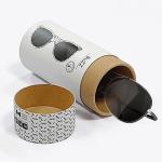Round Craft Paper Cylinder Packaging Recyclable Cardboard Tube Gift Box With