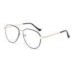 Oversized Rectangle Metal Anti Blue Ray Computer Glasses Outdoor Optical Frame