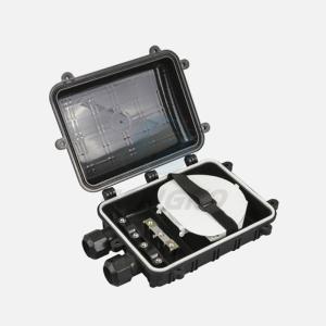 China Wall Mounted Fiber Optic Splice Closure Distribution Box 48Cores 1In1 Out factory