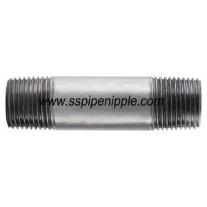 China Casting Carbon Steel Pipe Nipples DE 1/2&quot; X 4&quot; Galvanized Pipe Nipples factory