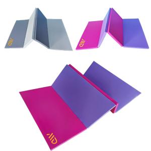 China Customized Logo Availabled Professional Gymnastics Mat PVC PU Exercise Mat factory