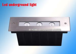 China Single Color Square 3W Led Underground Light Inground Led Floor Light factory