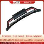 ABS Anti Aging Car Front And Back Bumper Guard For Mitsubishi Outlander