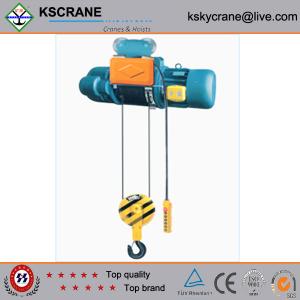 China Safe Driving 16t Rail Wire Rope Hoist On Rail factory