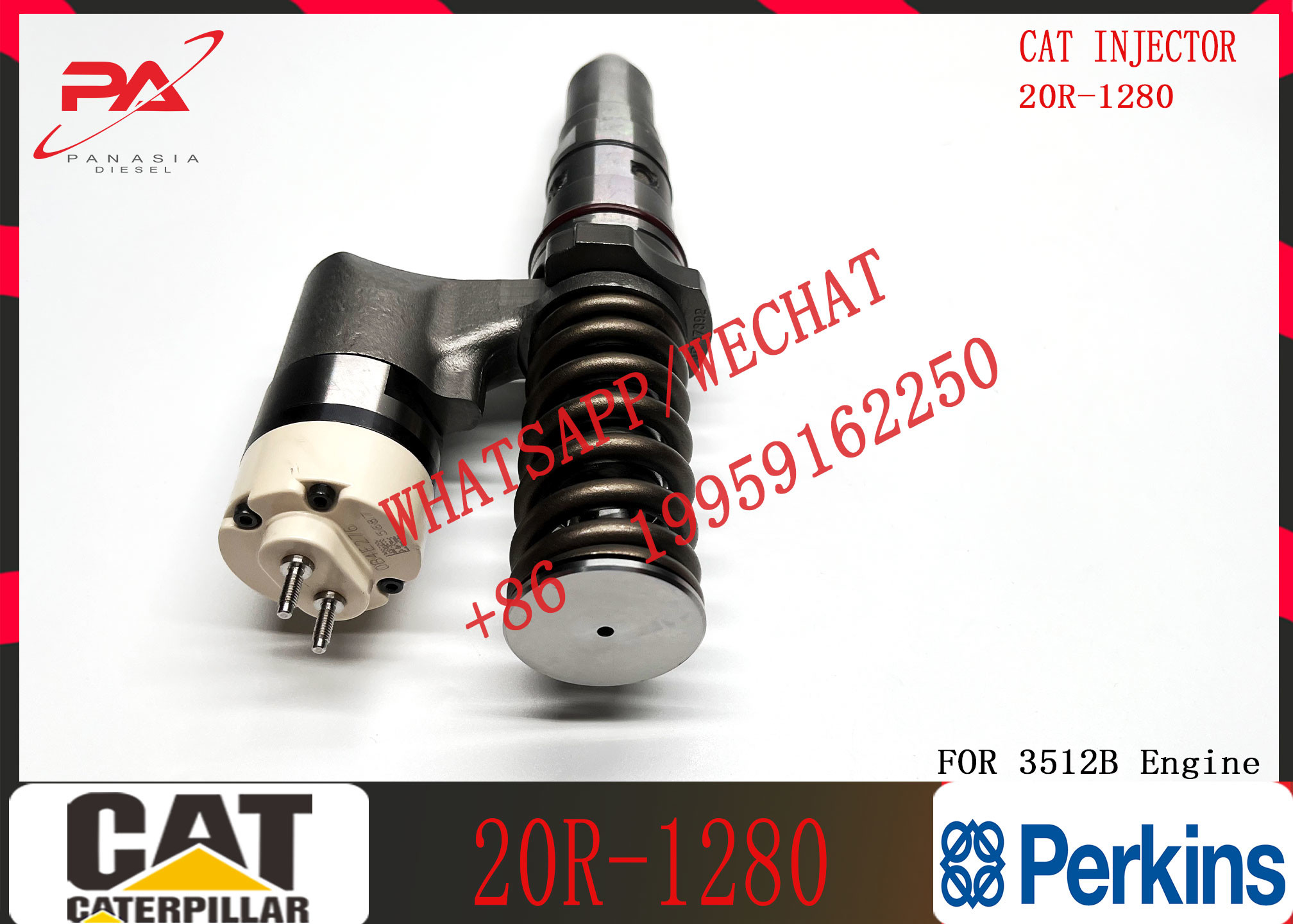 Common Rail Fuel Injector 20R-1280 10R-2826 10R-1303 10R-1278 10R-1276 10R-1288 10R-1280