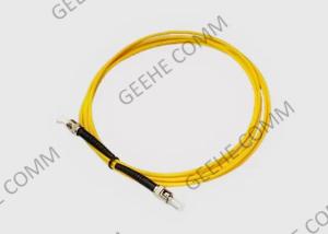 China Single Mode 62.5/125 ST-ST Fiber Optic Jumper Cable For Data Center factory